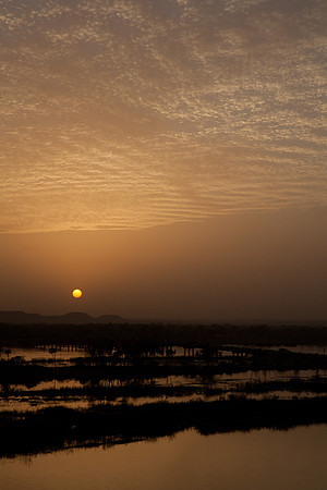 Sunset over the Niger River I