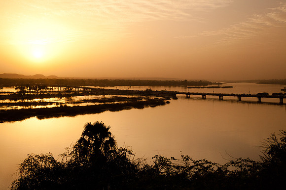 Sunset over the Niger River II